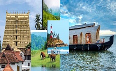 EXOTIC KERALA WITH HOUSEBOAT STAY
