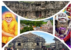 CHENNAI-ELLORA CAVES - SHIRDI - GRUSHNESHWAR -  TRIMBAKESHWAR - SHANI SHINGNAPUR -CHENNAI