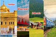 AMRITSAR, DHARAMSALA, DALHOUSIE WITH VAISHNO DEVI WITH EX - JABALPUR